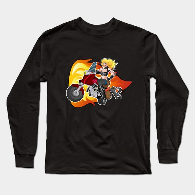 Born To RIde Long Sleeve T-Shirt by lytebound